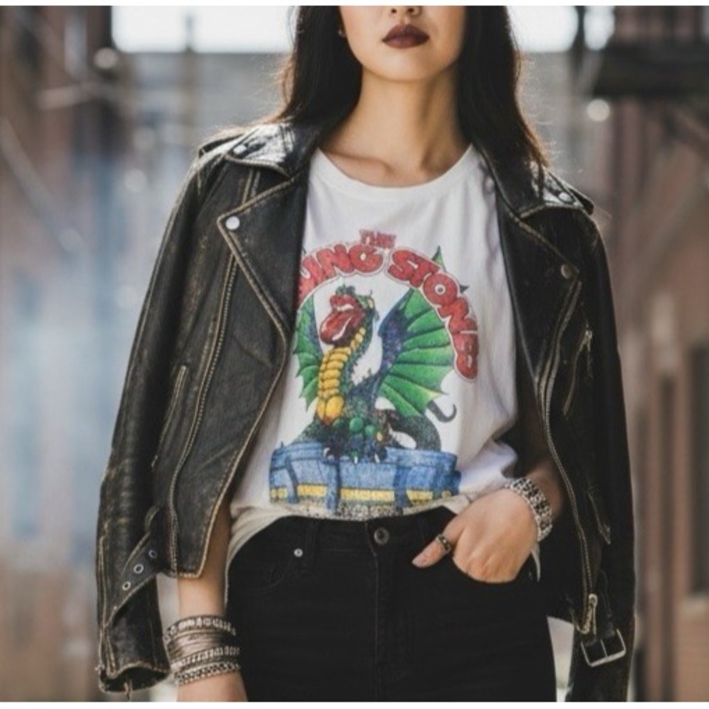 Daydreamer Rolling Stones 1981 Concert  Prince Dragon‎ Graphic Size M Muscle Tee